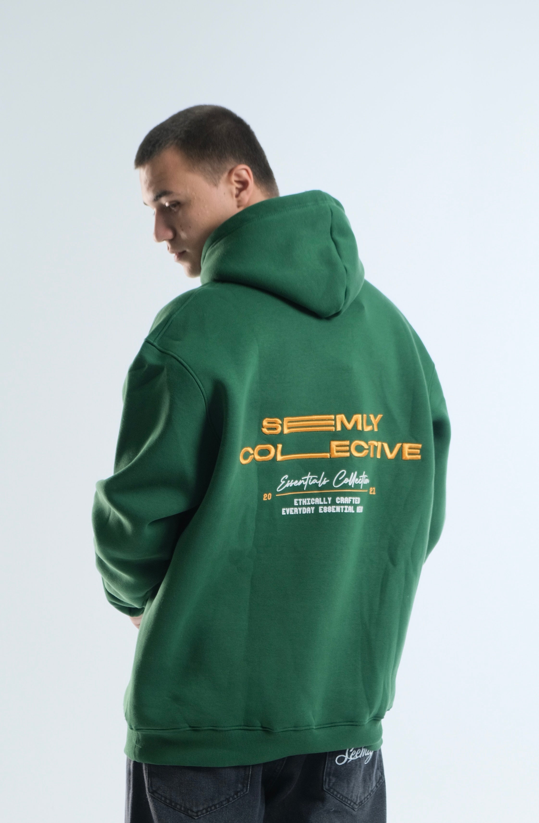 Seemly Collective Green Hoodie